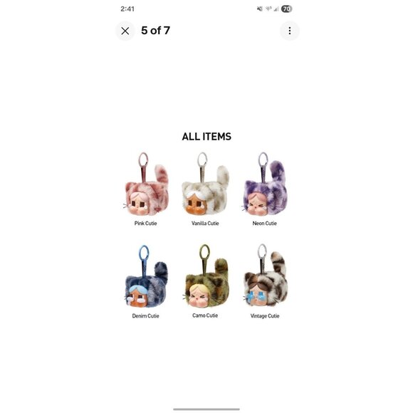 Authentic CRYBABY Wild but Cutie Vinyl Plush Pendant Brand New SEALED Blind Box - Picture 2 of 8